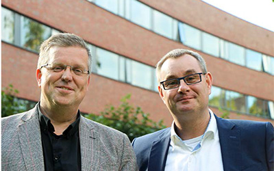 Initiatiefnemers van het LOVGM Walter Rozendaal (links) en Patrick de Kort: ‘Veel gemeen­ten werken aan een verdere professionalisering van het vastgoedmanagement.’